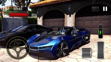 Car Parking Bmw i8 Simulator Poster