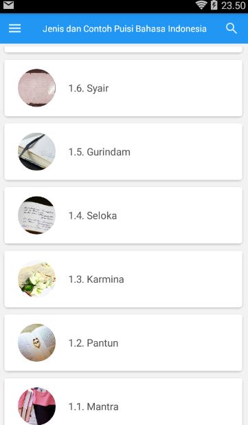 Free Gambar Jenis Dan Contoh Puisi Bahasa Indonesia For Android Apk Download Terupdate by Cikimm