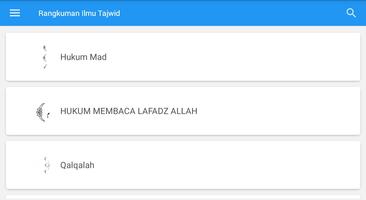 Rangkuman Ilmu Tajwid Affiche
