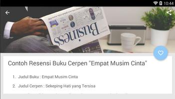 Kumpulan Contoh Resensi Buku Cerpen capture d'écran 1