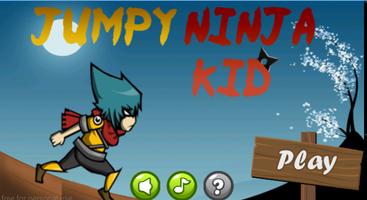 Jumpy Ninja Kid Affiche
