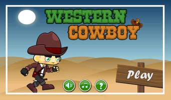 Western Cowboy Rider Affiche