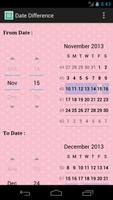 Date Difference Calculator syot layar 1