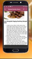 Resep Sate Kambing Empuk Gurih screenshot 2