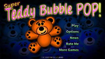 Super Teddy Bubble Pop الملصق