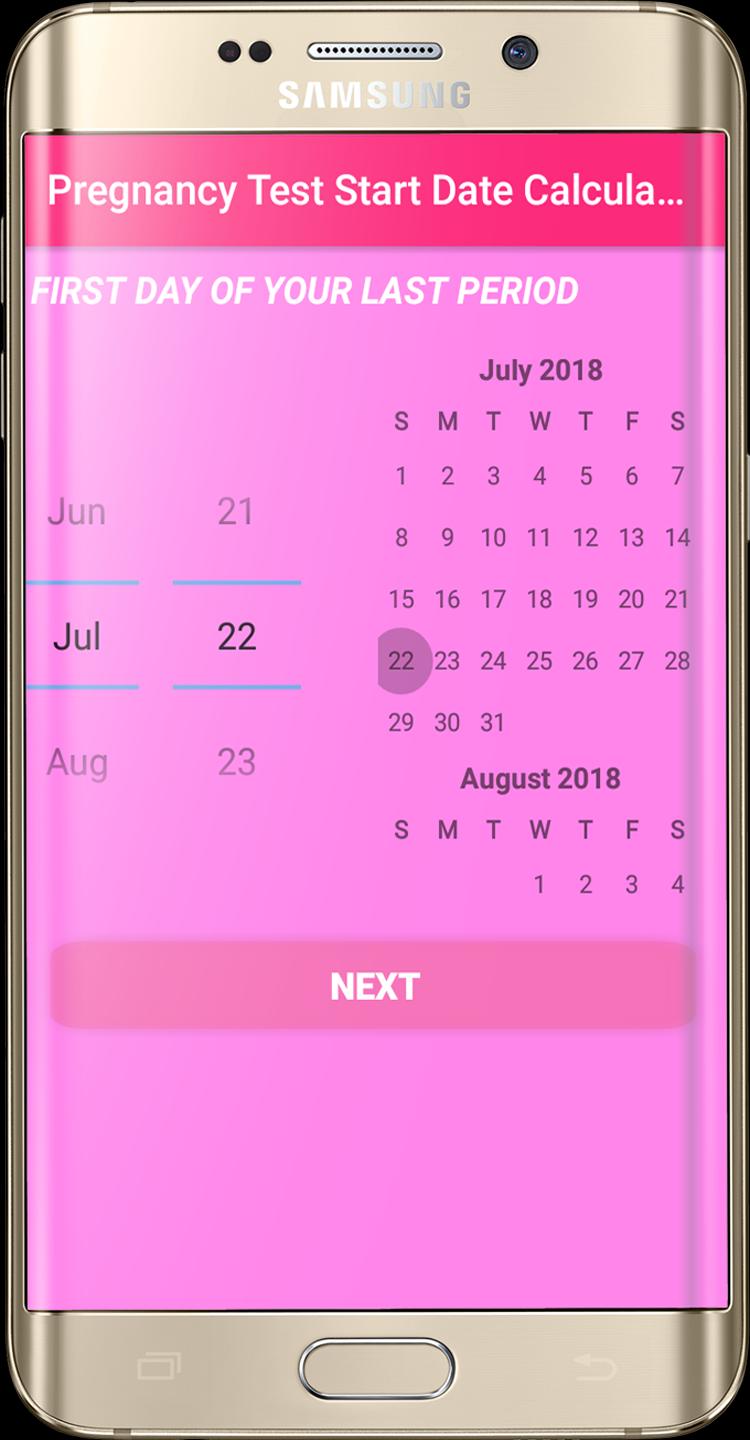 Pregnancy Test Start Date Calculator for Android - APK Download Pregnancy Test Start Date Calculator for Android - APK Download