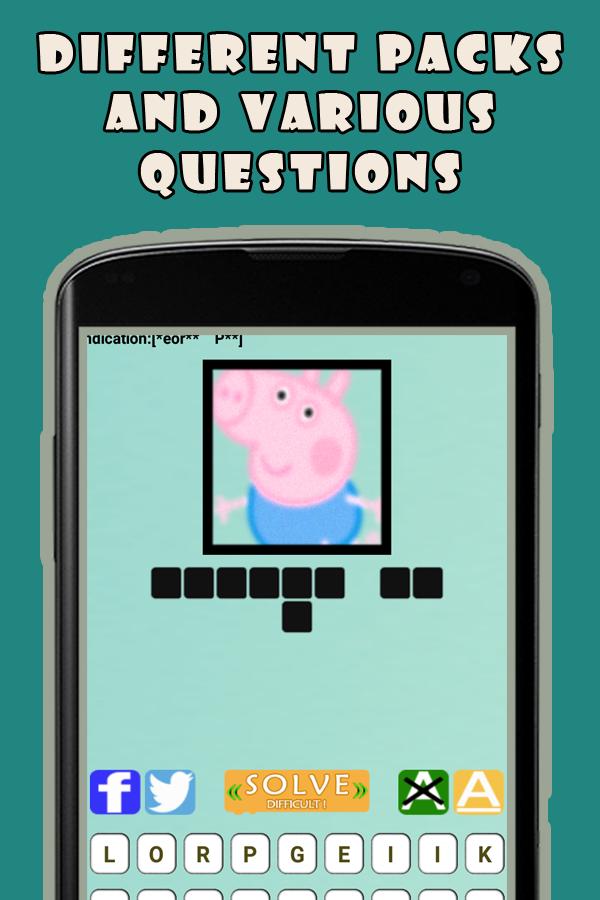 Guess Pig And Piggy Quiz For Android Apk Download - roblox piggy quizzes
