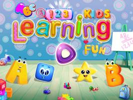 ABC & 123 KIDS Learning FUN plakat