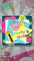 Daily Notepad Notes Affiche