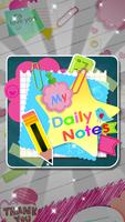 Daily Notepad Notes plakat