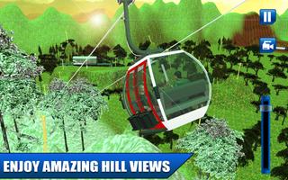 Real Sky Tram Cable Driving Toeristische Simulator screenshot 3