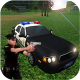 Police Car Gangster Chase - Vegas Crime Escape Sim simgesi