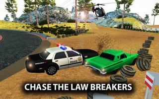 Police Car Gangster Chase - Vegas Crime Escape Sim Ekran Görüntüsü 1