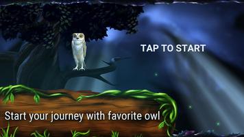 Owl's Midnight Journey - Free plakat