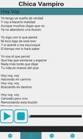 Chica Vampiro songs lyrics Ekran Görüntüsü 1