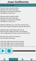 Joao Guilherme songs lyrics Ekran Görüntüsü 1
