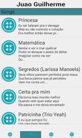 Joao Guilherme songs lyrics screenshot 3
