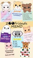 Zoo Friends Memo: Notes Widget-poster