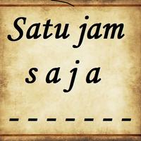 Satu Jam Saja - Zaskia Gotik 海报