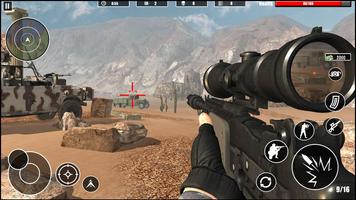 沙漠 狙击手  3d：最好  射击 游戏 截图 2