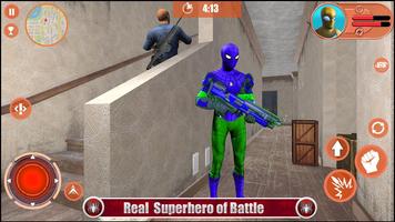 Spider Hero Battle VS Shooting Mafia स्क्रीनशॉट 1