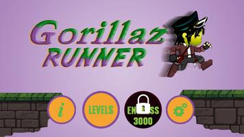 Gorillaz Runner Poster