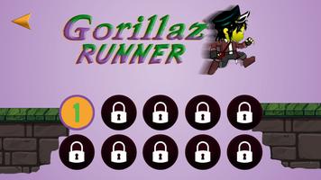 Gorillaz Runner تصوير الشاشة 1