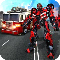 NY City Fire Fighter Robot Transform Fire Truck APK download