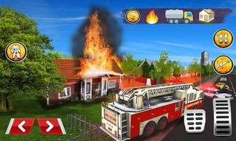 NY City Fire Fighter Robot Transform Fire Truck ảnh chụp màn hình 1