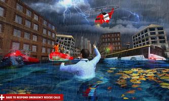 भू तूफान सिटी एम्बुलेंस & हेलीकॉप्टर बचाव मिशन स्क्रीनशॉट 1