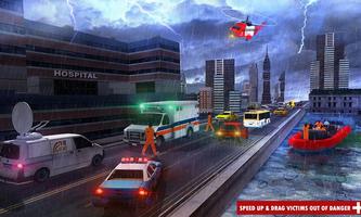 Geostorm City Ambulance & Heli Rescue Mission capture d'écran 2