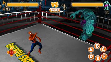 Spider Mutant Hero vs Superheros:Ring Fight Battle screenshot 2