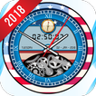 USA Analog Clock Live Wallpape