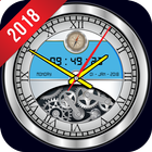Analog Clock Live Wallpaper 2018: Widget 3D Clock icon