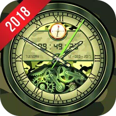 軍隊 時鐘 生活  牆紙 2018 類似物 3D 時鐘 APK 下載