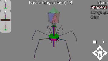 3D Bacteriophage T4 Explorer capture d'écran 2