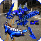 Crocodile Robot Transform Attack 2018 icon