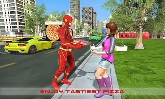 Flash Speed Hero Pizza Delivery Duty स्क्रीनशॉट 2