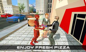 Flash Speed Hero Pizza Delivery Duty स्क्रीनशॉट 3