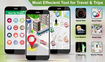 GPS Street View: Navigation Route Finder Live Maps poster