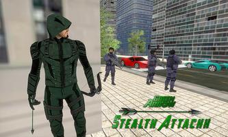 Green Arrow Hero: Crossbow Archery Superhero syot layar 2