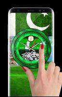 Pakistani Flag Clock Live Wallpaper 2020 poster