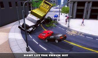Real Dump Truck Sim 3D:Trash Truck City Pickup Run screenshot 3