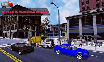 Real Dump Truck Sim 3D:Trash Truck City Pickup Run poster