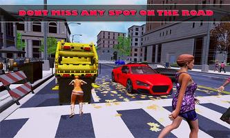 Real Dump Truck Sim 3D:Trash Truck City Pickup Run screenshot 1