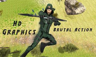 Super Green Arrow vs Flash: Jungle Survival Affiche