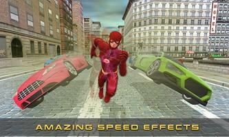 Superhero Flash Speed Hero capture d'écran 1