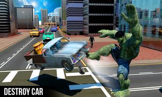 Superhero Monster Grand City Battle تصوير الشاشة 1