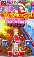 Snow Princess Run: Subway Surf постер