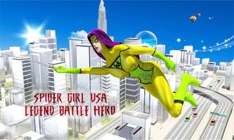 Spider Hero Girl USA: Woman Battle Hero Affiche